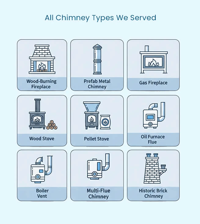 GMT served all types of chimney